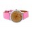 Womage 9378 Orologio analogico - cinturino in ecopelle - quadrante con un coniglio raffigurato (rosa)